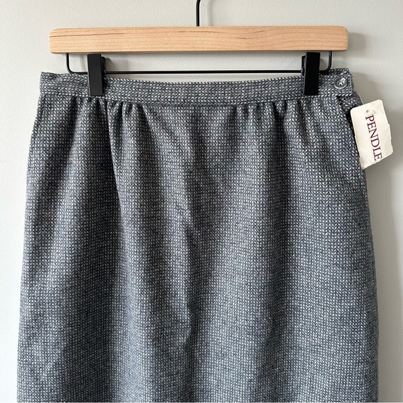 Pendleton Vintage Deadstock NWT 100% Virgin Wool Lined Skirt Women’s Petite 14 - Picture 2 of 13